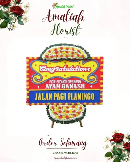 Sewa Papan Bunga Keleyan